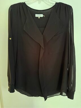 Calvin Klein black blouse